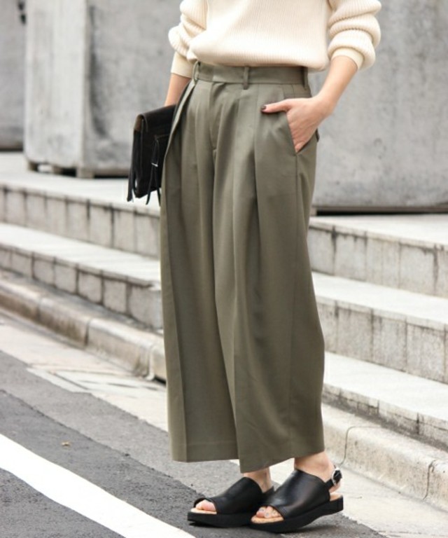 JOURNAL STANDARD TWINS クロップドワイドパンツ