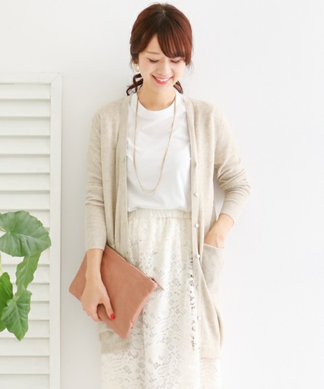URBAN RESEARCH リネンナイロングカーデ
