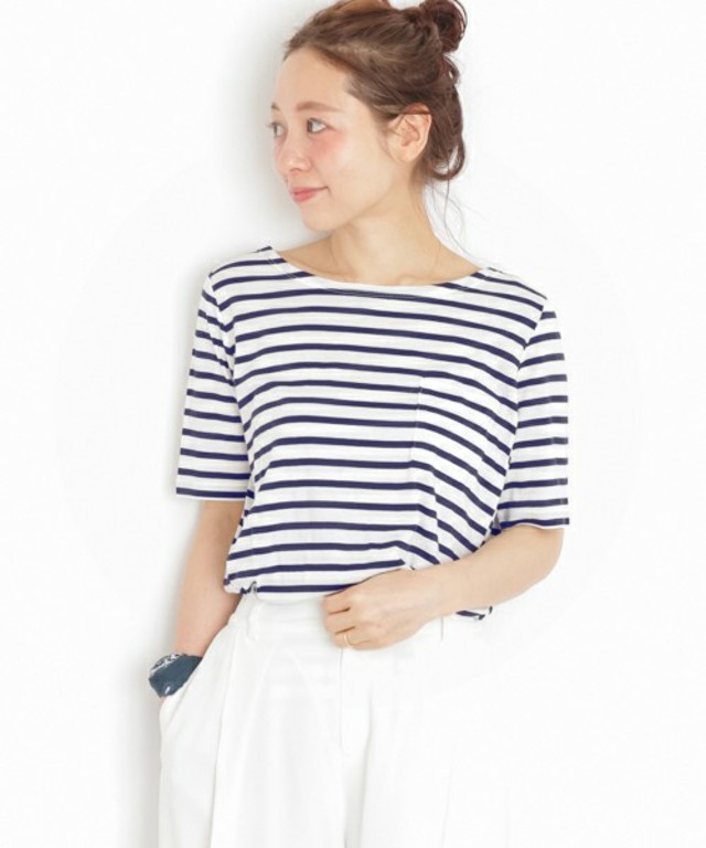 URBAN RESEARCH:Sonny Label ポケット付ボーダーTシャツ