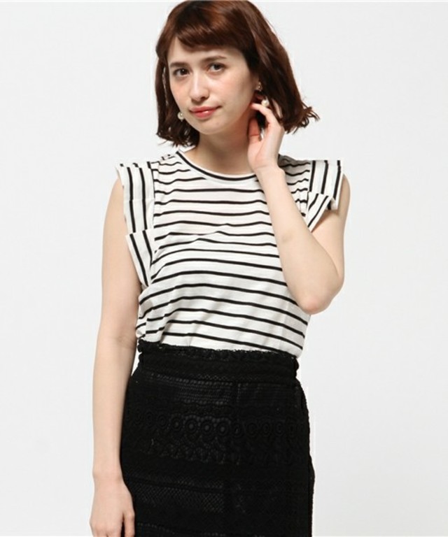 Discoat Parisien WOMENS 折り紙タックノースリ
