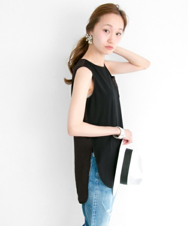 URBAN RESEARCH UR COMBINATION TANK TOP