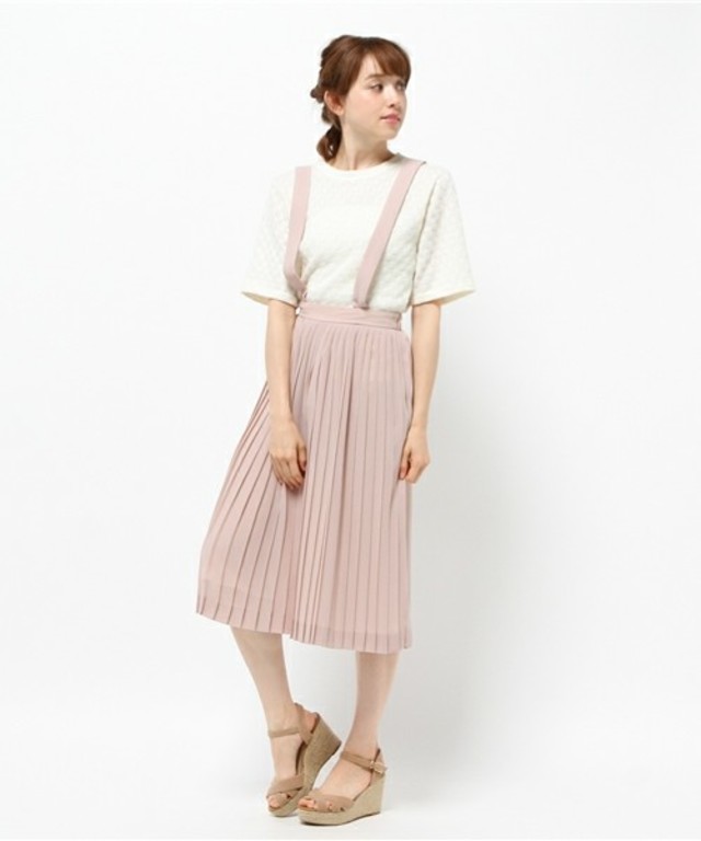 LAISSE PASSE プリーツガウチョパンツ