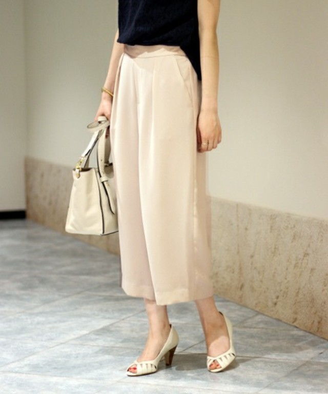 Spick & Span エステルツイル クロップイージー