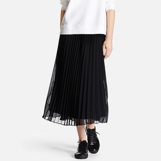 ユニクロ シフォンプリーツスカート