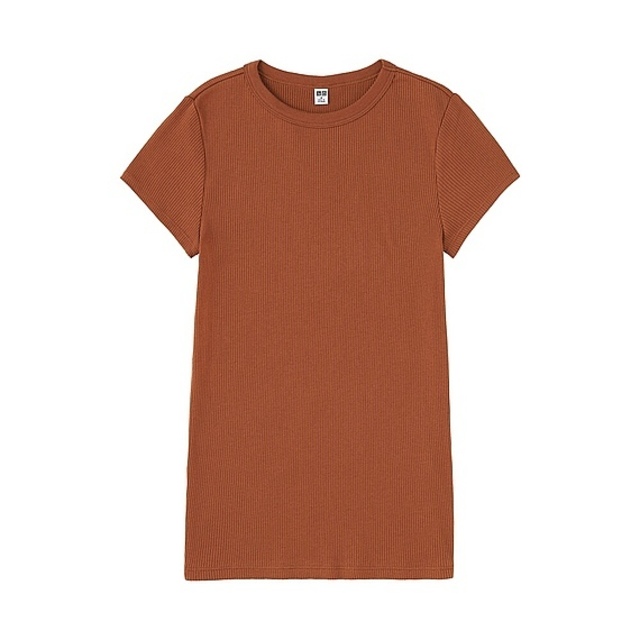 UNIQLO リブクルーネックT