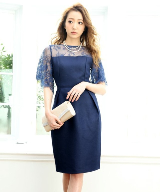 DRESS LAB 大人上品レースパーティードレス