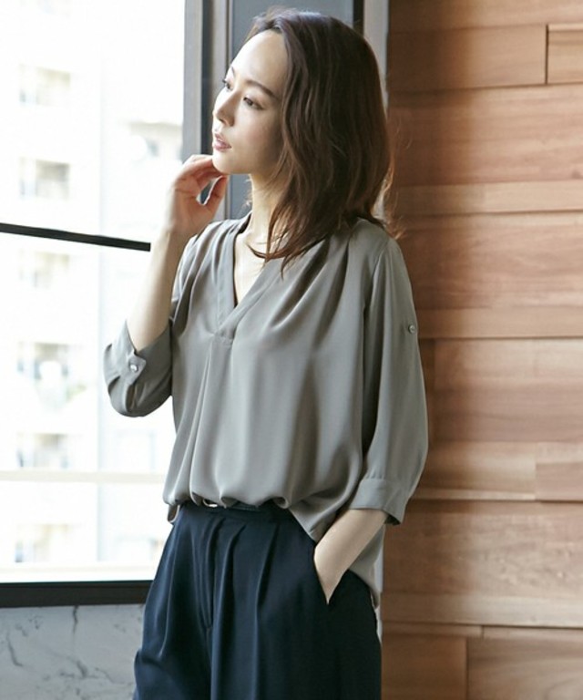 INGNI ノーカラーJZスキッパー/シャツ-2016SS-