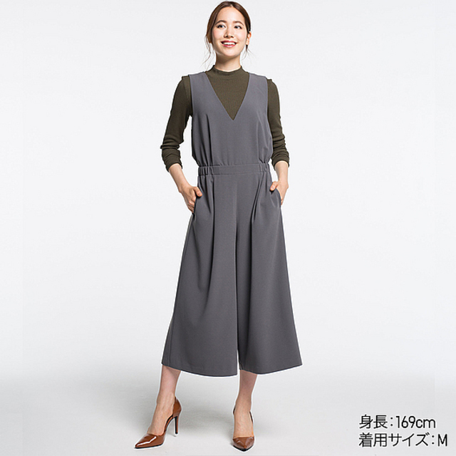 WOMEN Vネックサロペット