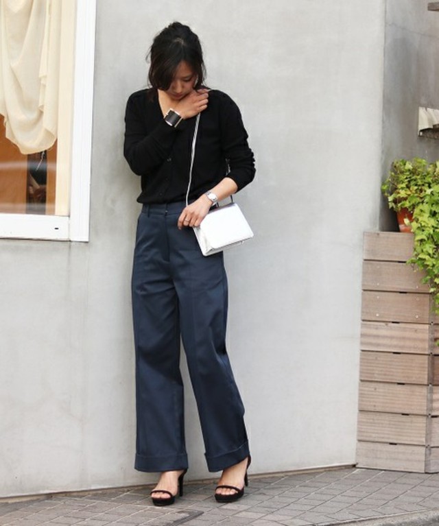 TODAYFUL センタープレストラウザース