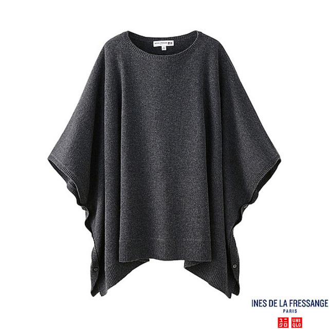 WOMEN カシミヤポンチョ+