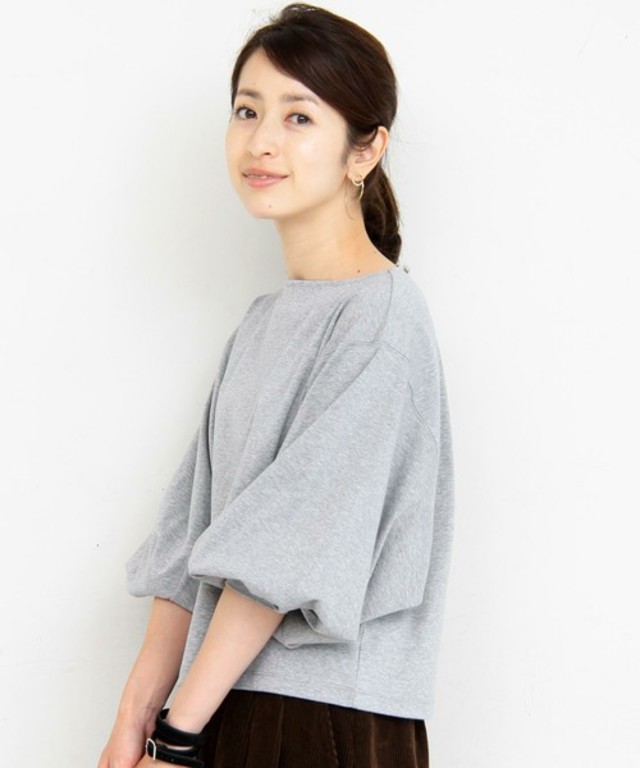 BEAUTY&YOUTH UNITED ARROWS ポンチボートパフスリーブカットソー