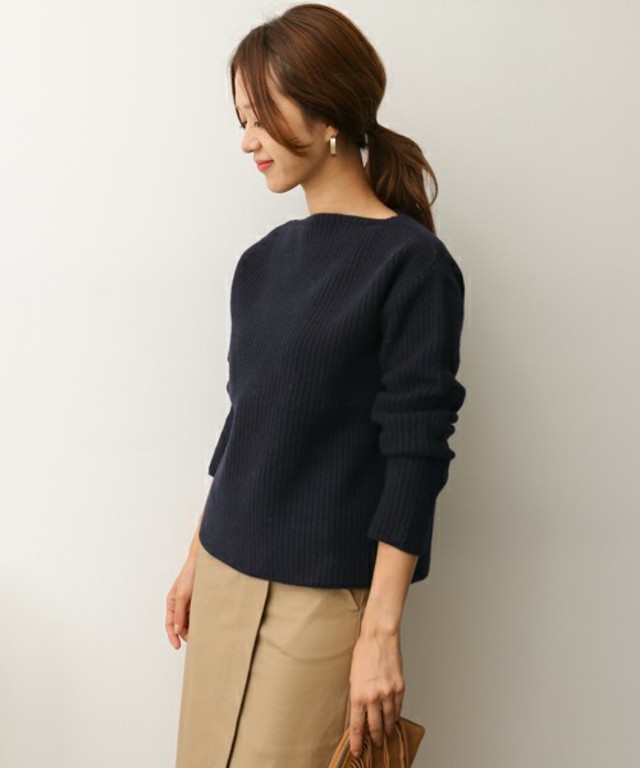 URBAN RESEARCH DOORS WOMENS ハミルトンウールボートネックニット