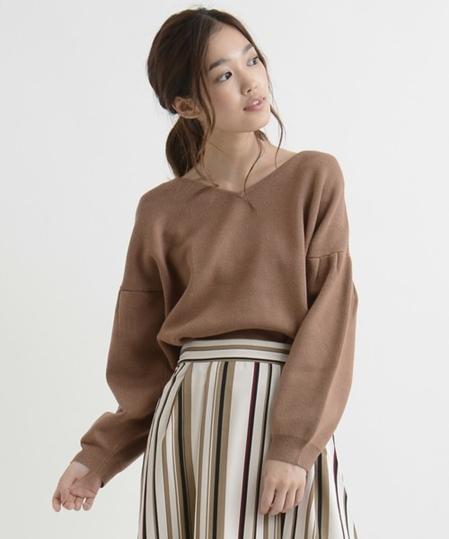 amelier MAJESTIC LEGON 袖ボリュームプルオーバー