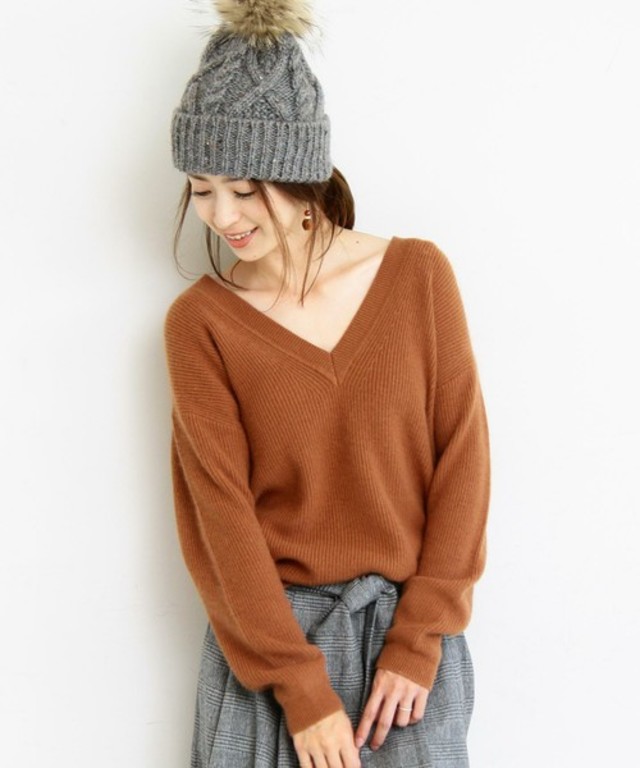 BEAUTY&YOUTH UNITED ARROWS アンゴラアゼVネックニット