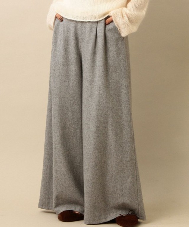 Another Edition ハイウエストワイドパンツ