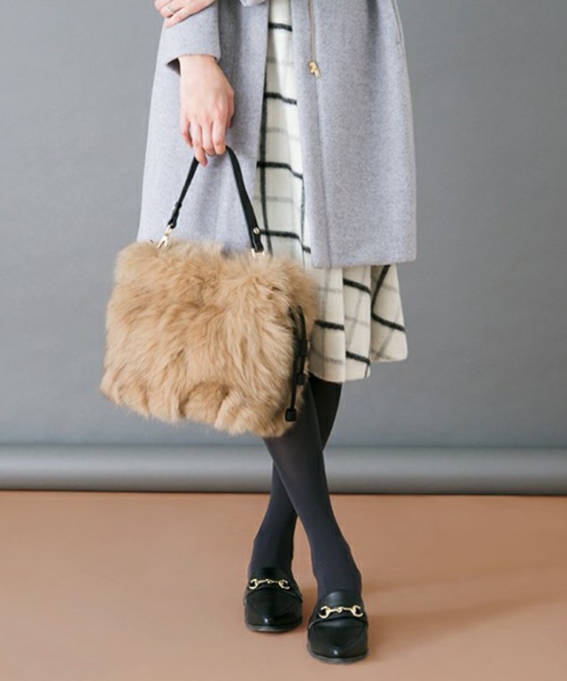 URBAN RESEARCH UR SMIR NASLI Gem. FurPurseBag