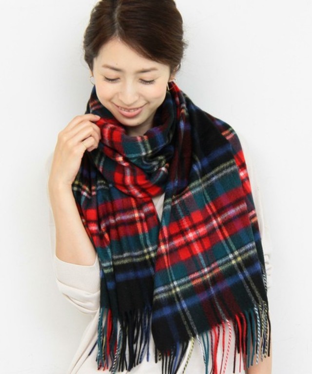 BEAUTY&YOUTH UNITED ARROWS カシミヤチェックストール