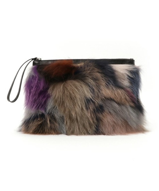 goa ミックスファークラッチBAG