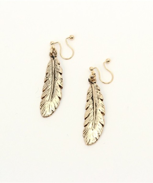 アンティークフェザーピアス&イヤリング/アクセ