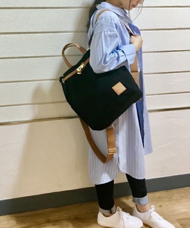 PAGEBOY ストライプシャツワンピース