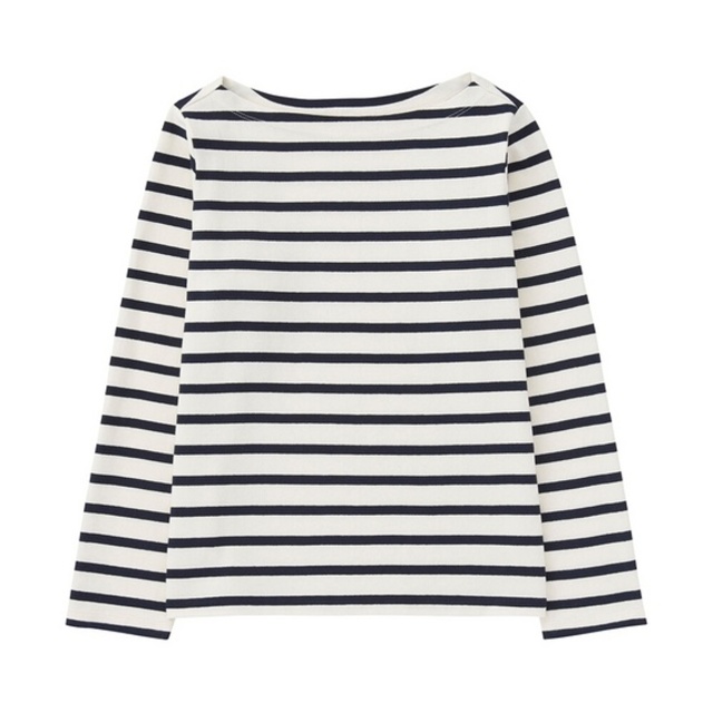 UNIQLO ボーダーボートネックT(長袖)