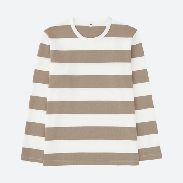 ユニクロ ウォッシュボーダーT(長袖)