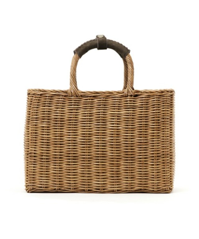 BAGMATTI ラタンスクエアカゴバッグ