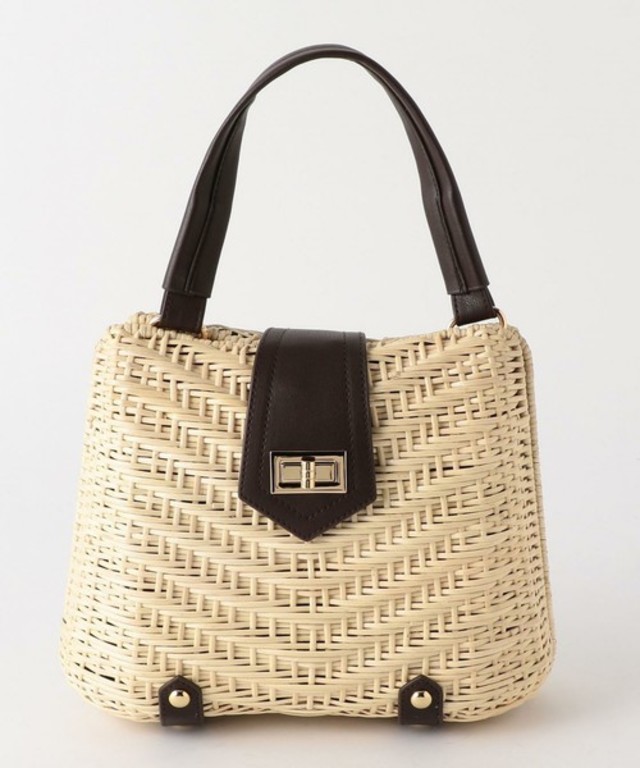 green label relaxing クラシックMINIコンビかごバッグ