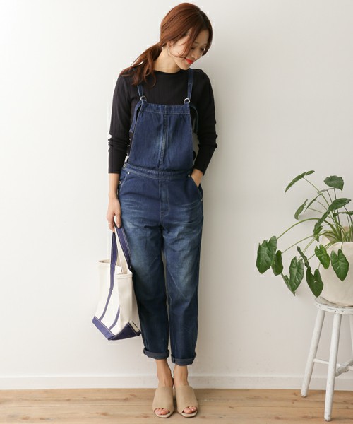 URBAN RESEARCH DOORS WOMENS DOORS デニムサロペットパンツ