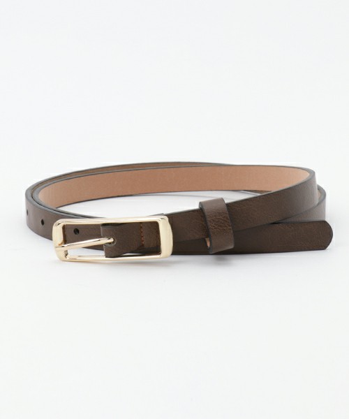 VIBGYOR Select Women フェイクレザー細ベルト