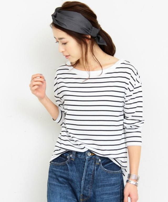 BEAUTY&YOUTH UNITED ARROWS ボートネックロングスリーブTシャツ