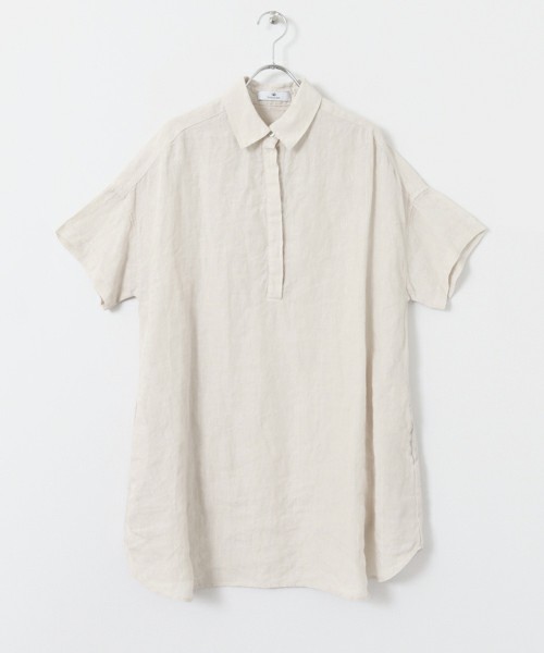 URBAN RESEARCH Sonny Label リネンチュニックシャツワンピース
