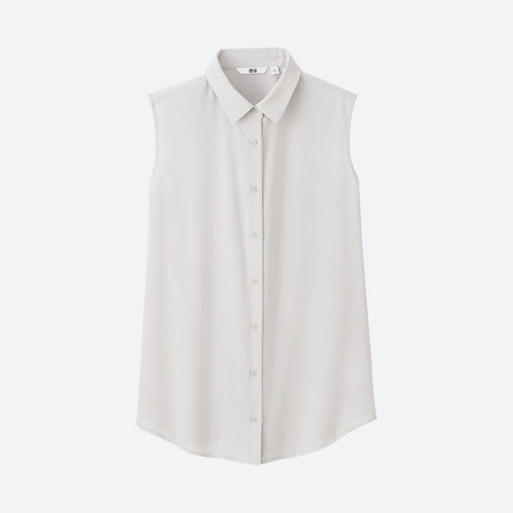 レーヨンエアリーブラウス(ノースリーブ)