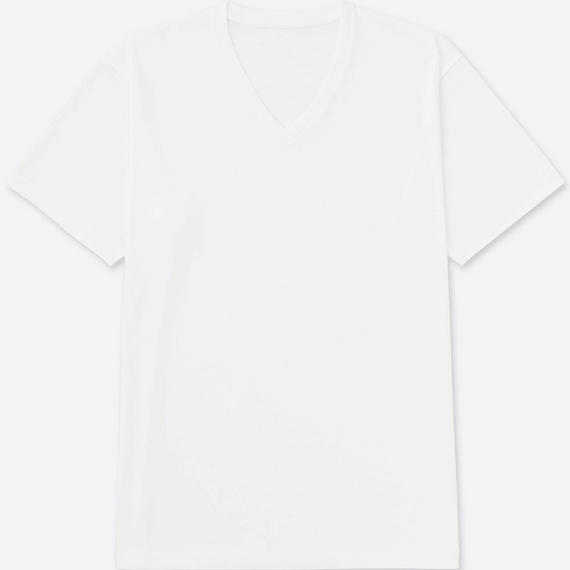 UNIQLO MEN ドライカラーVネックT(半袖)