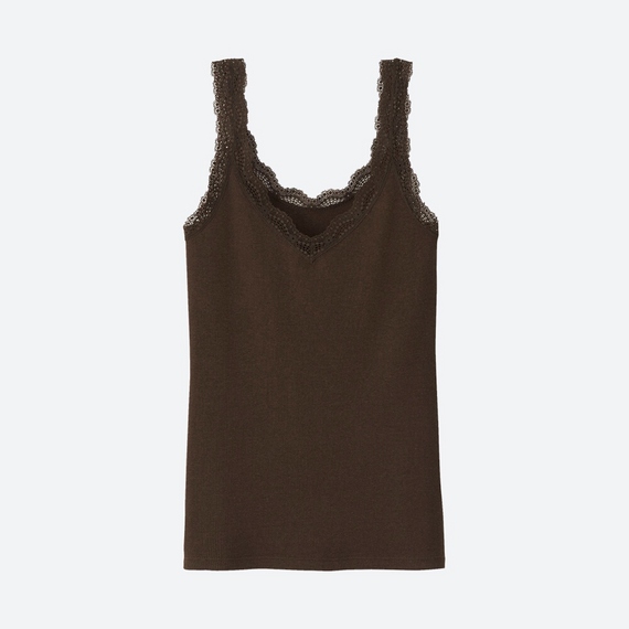 UNIQLO 2WAYリブレースタンクトップ