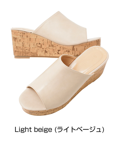 ⑧プラットフォームウェッジサンダル