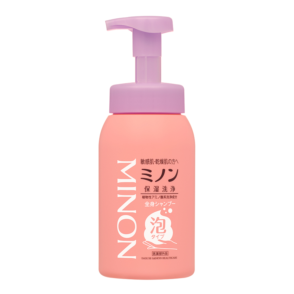 ミノン全身シャンプー 泡タイプ(医薬部外品 *皮膚の清浄・肌あれを防ぐ)