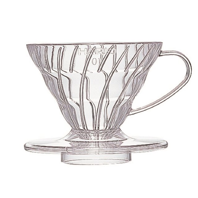 HARIO (ハリオ) V60 01 透過 コーヒードリッパー クリア コーヒードリップ 1~2杯用 VD-01T