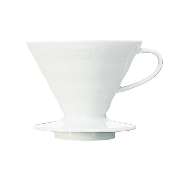 HARIO (ハリオ) コーヒードリッパー V60 02 セラミック ホワイト コーヒードリップ 1~4杯用 VDC-02W
