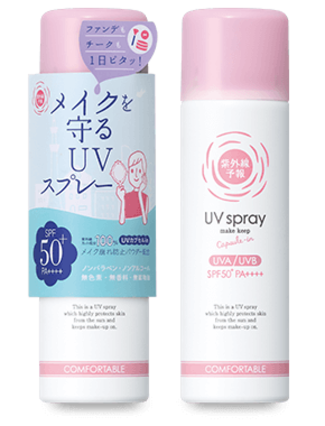 紫外線予報　メイクを守るUVスプレー
