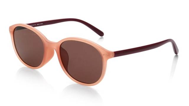 【Sunglasses -color&clear-】サングラス カラー&クリア マtットピンク×ダークワイン