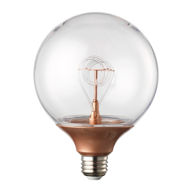 NITTIO LED電球 E26 20ルーメン 球形 コッパーカラー