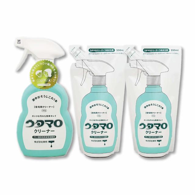 ウタマロクリーナー４００ｍｌ＋つめ替え350ｍｌｘ２個(4904766130246)お買い得セット