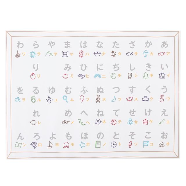 水でぬらして貼る おふろポスター(かな/B3サイズ)
