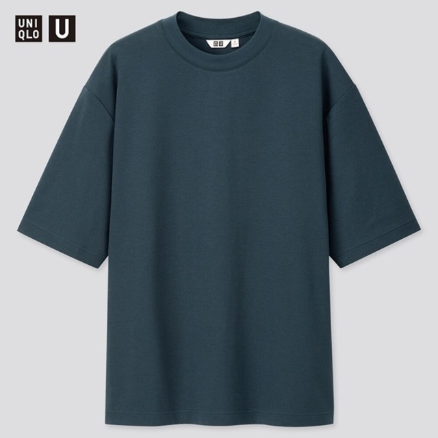 エアリズムコットンオーバーサイズTシャツ（5分袖）
