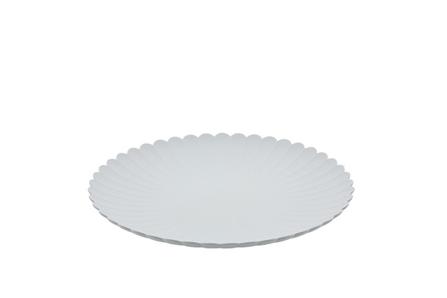 TY Palace Plate220 Gray φ227×H 23.5 mm