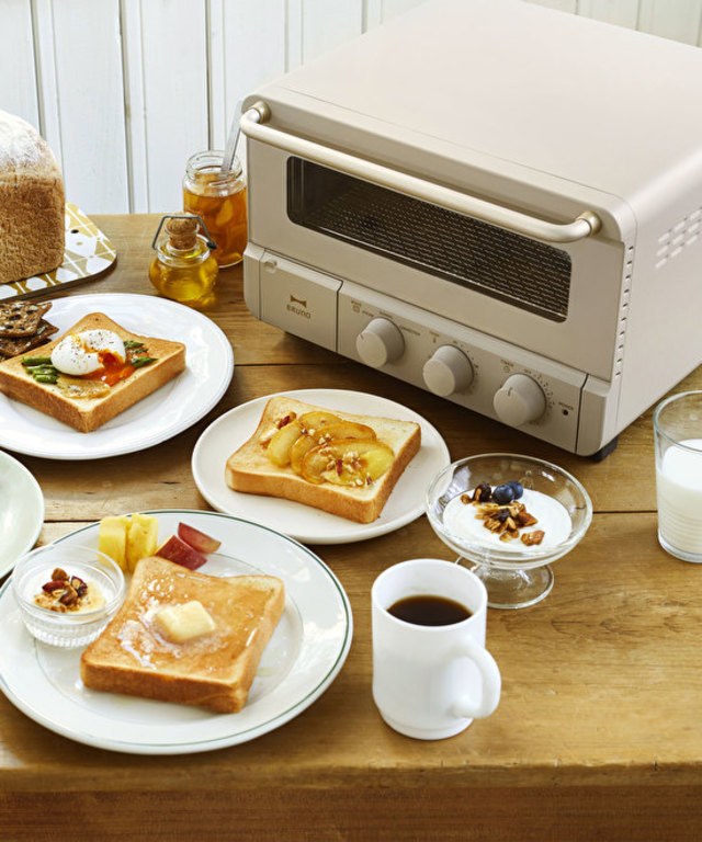 スチーム&ベイク トースター グレージュ