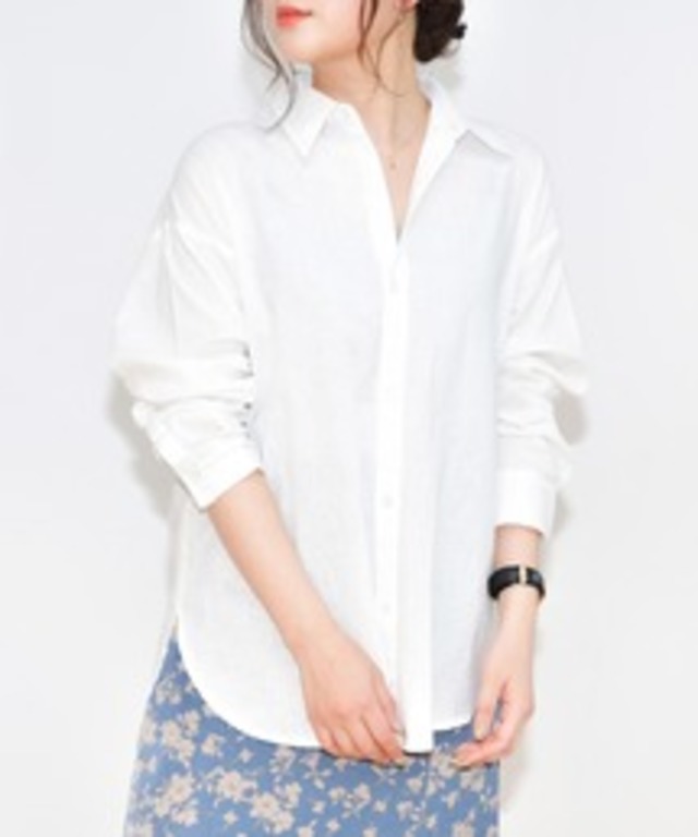 リネンシャツ/シアーシャツ/【WEB/EC限定商品】