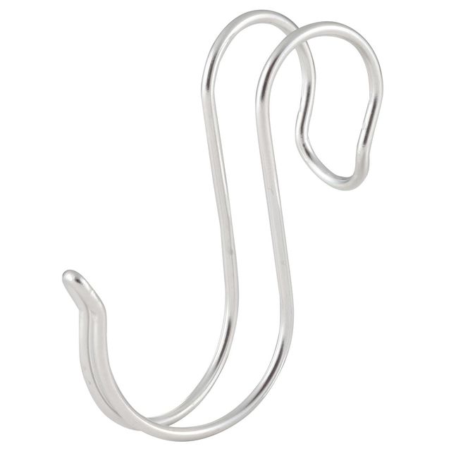 ステンレス横ブレしにくいフック・大 2個入・約直径1.5×2.5cm
