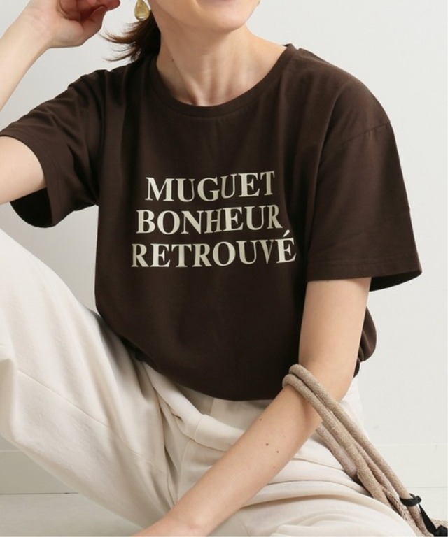 fleursロゴTシャツMuguet